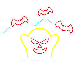 Halloween 2 Vector Neon