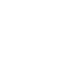 Letter M Neon White