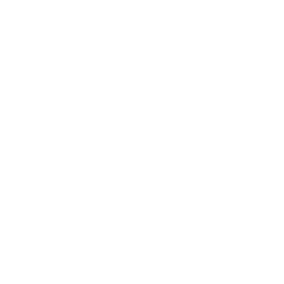 Letter U Neon White