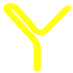 Letter Y Neon Yellow