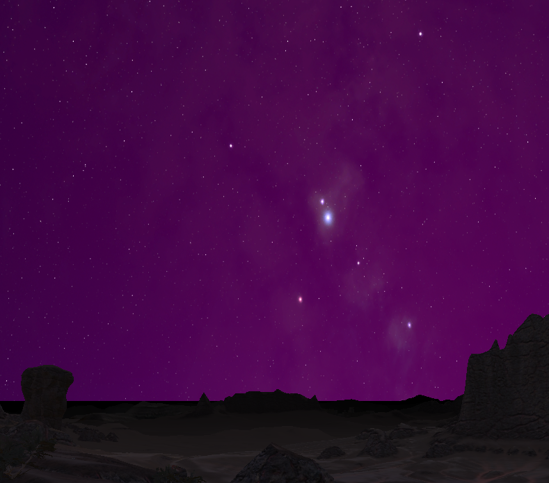 Purple Night Sky