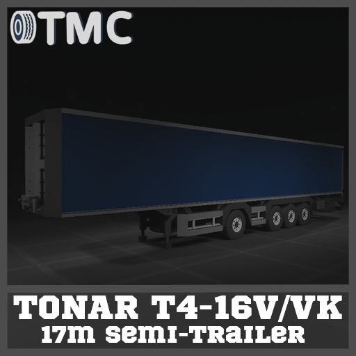 TONAR T4-16V/VK (17m semi-trailer)