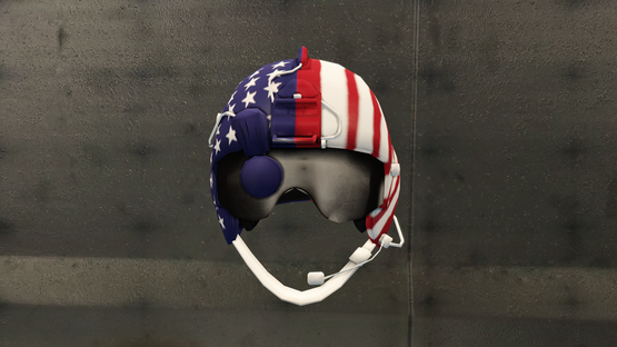 Stars and Stripes Pilot Helmet (Free Drop)