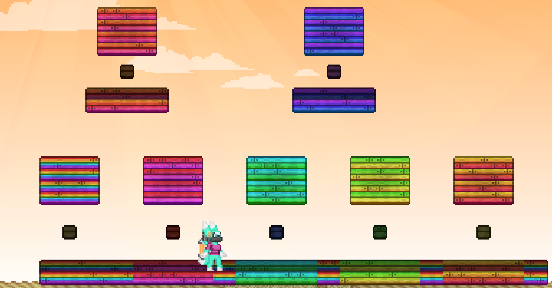 Tidalbelt's Rainbow Wood Block Resprite