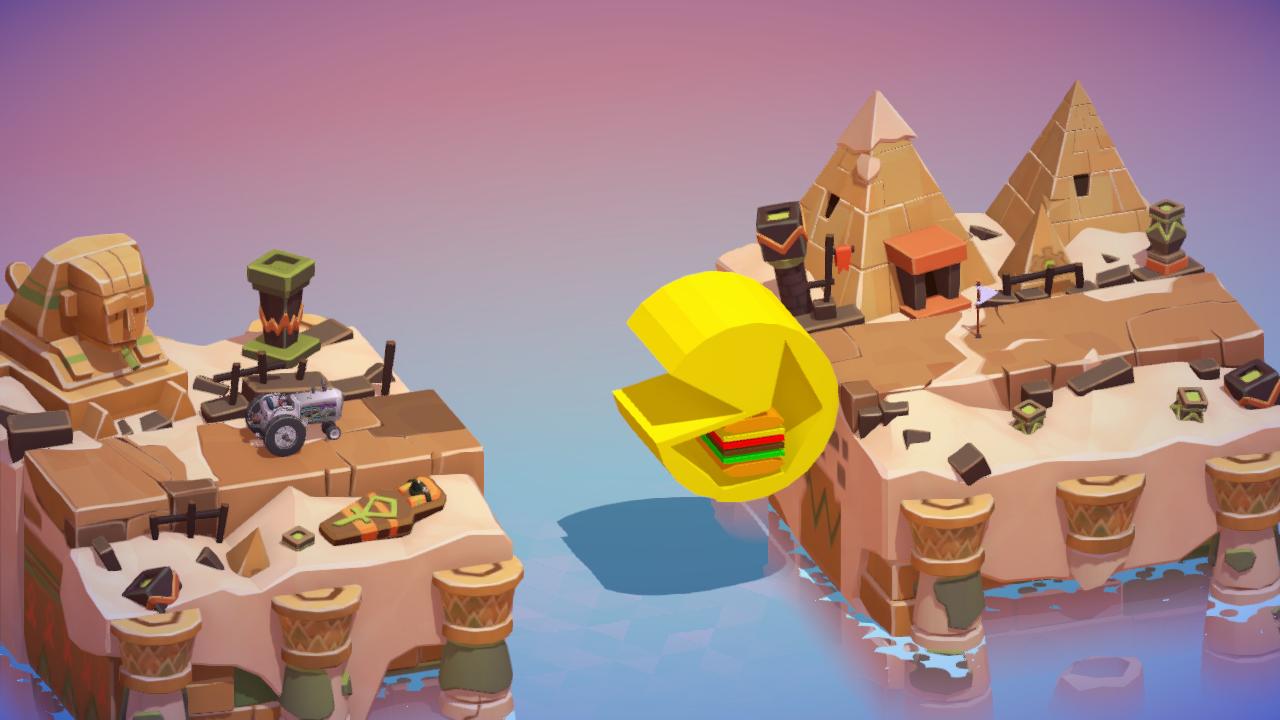 ハンバーガー食べる