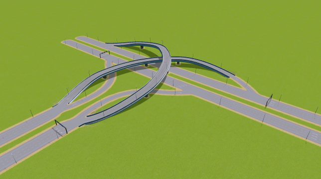 Three-way Interchange (vanilla) preview