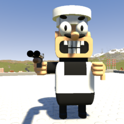 Peppino but he has a shotgun?!?!?