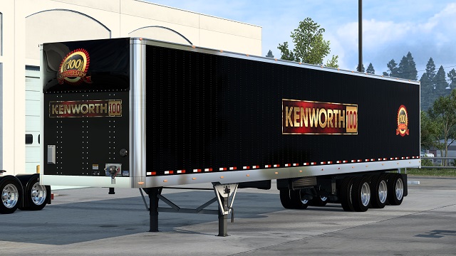 Kenworth 100th Anniversary Skin for the SCS 53 Foot Box Trailer