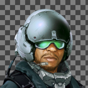 Pilot Portrait For Airstrikes