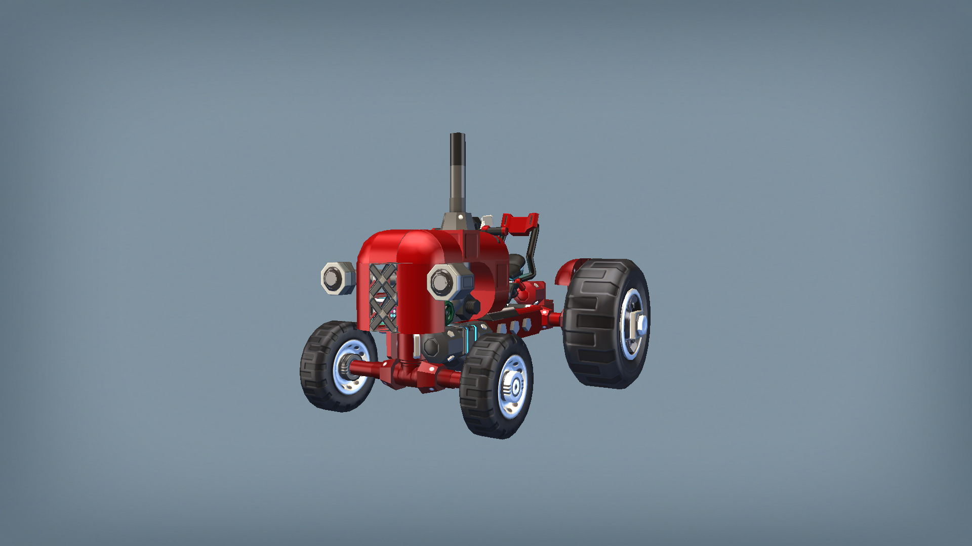 smal traktor