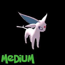 Pokemon Espeon Kids Statue Model Plush - MEDIUM