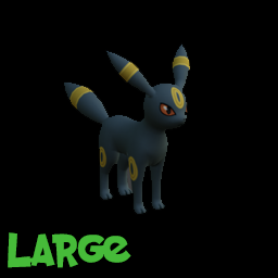 Pokemon Umbreon Kids Statue Model Plush - LARGE
