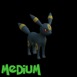 Pokemon Umbreon Kids Statue Model Plush - MEDIUM