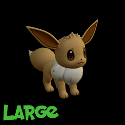 Pokemon Eevee  Kids Statue Model Plush - LARGE