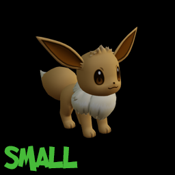 Pokemon Eevee Kids Statue Model Plush - SMALL