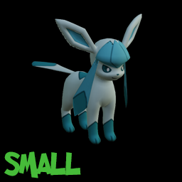 Pokemon Glaceon Kids Statue Model Plush - SMALL