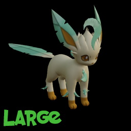 Pokemon Leafeon Kids Statue Model Plush - LARGE
