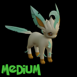 Pokemon Leafeon Kids Statue Model Plush - MEDIUM
