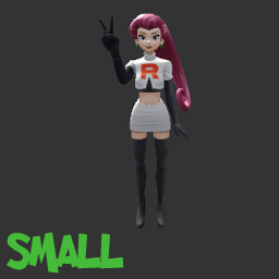 Pokemon Team Rocket Jessie Statue Model - SMALL