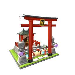 Animal Crossing Redd's Shrine (Red) Model