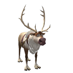 Disney Frozen Sven Statue Model