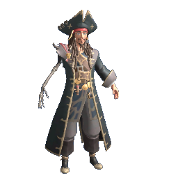 Disney Mirrorverse Jack Sparrow Statue Model
