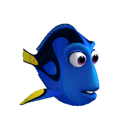 Disney Finding Nemo Dory Statue Model