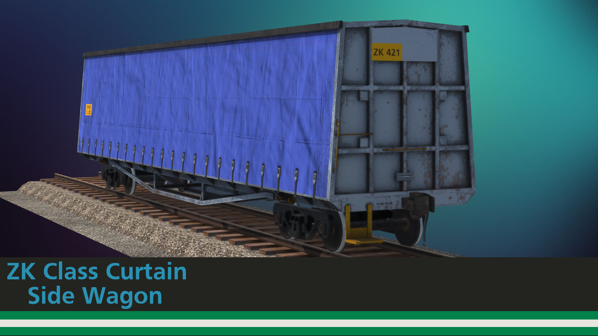 ZK Class Curtain Side Box Wagon