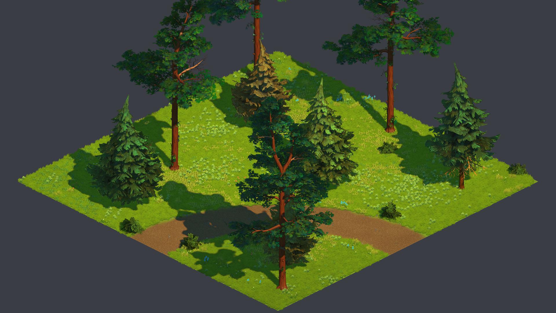 Improved forest dirt road turn.tile