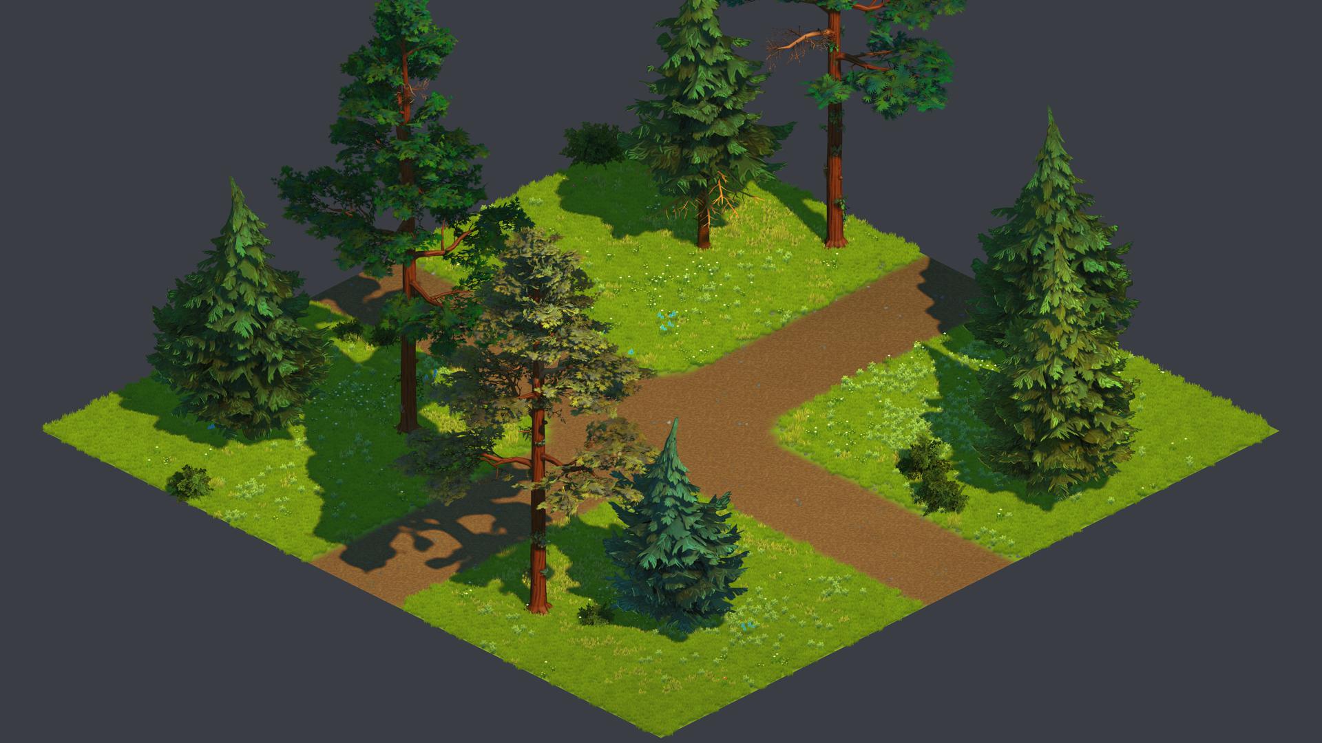 Improved forest dirt road 4-way crossing.tile