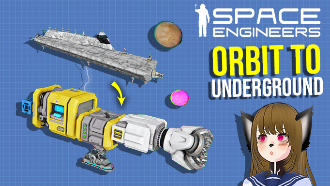 Orbitally-Deployed Automatic Underground Base Starter