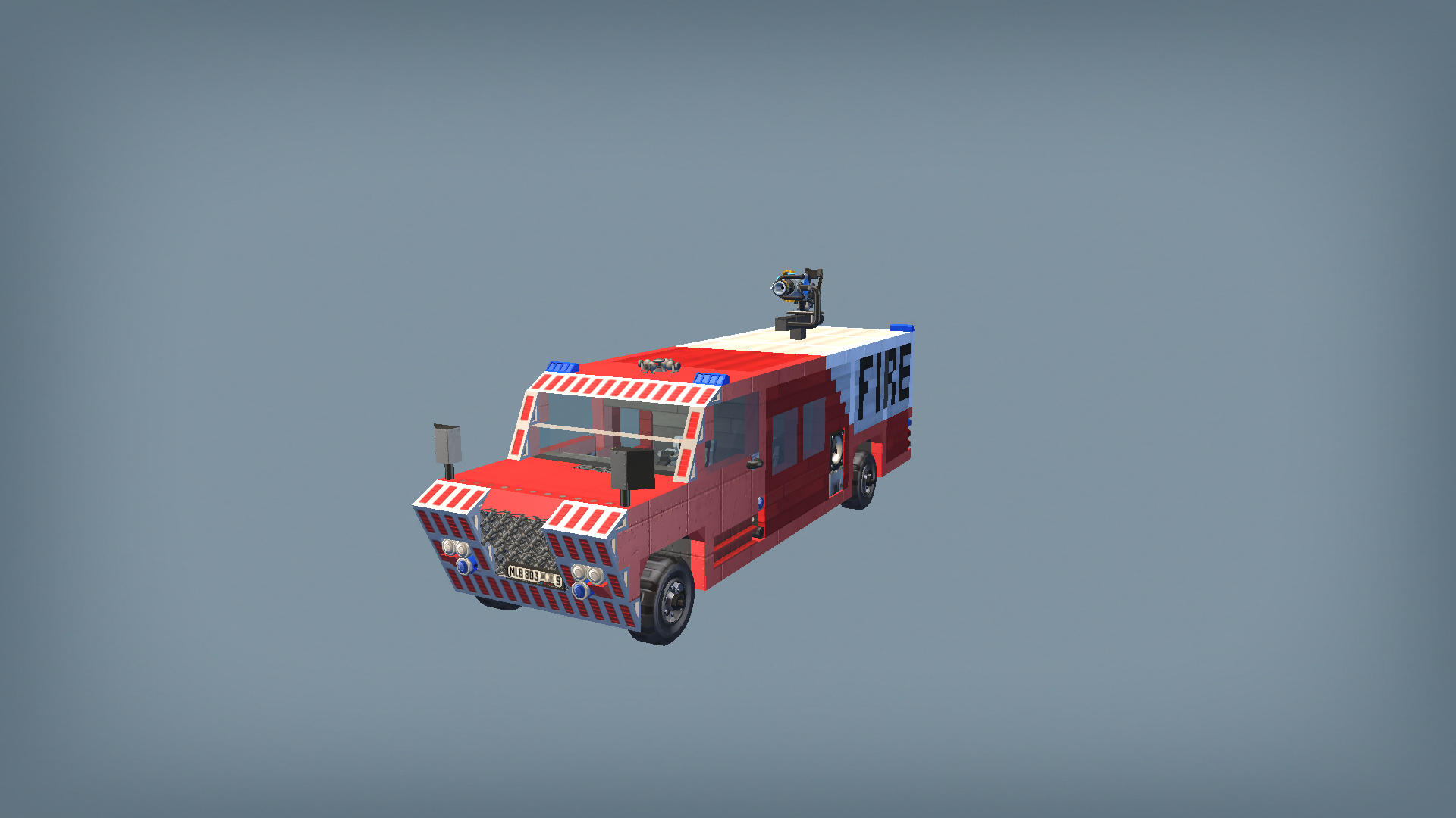 Walk-in van firefighter version