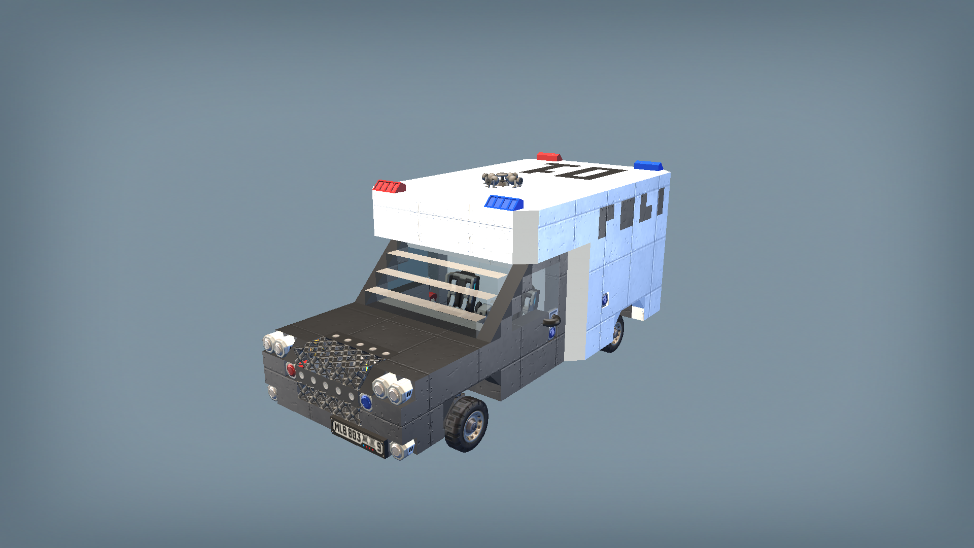 Car 01 (van,cargo,) police version