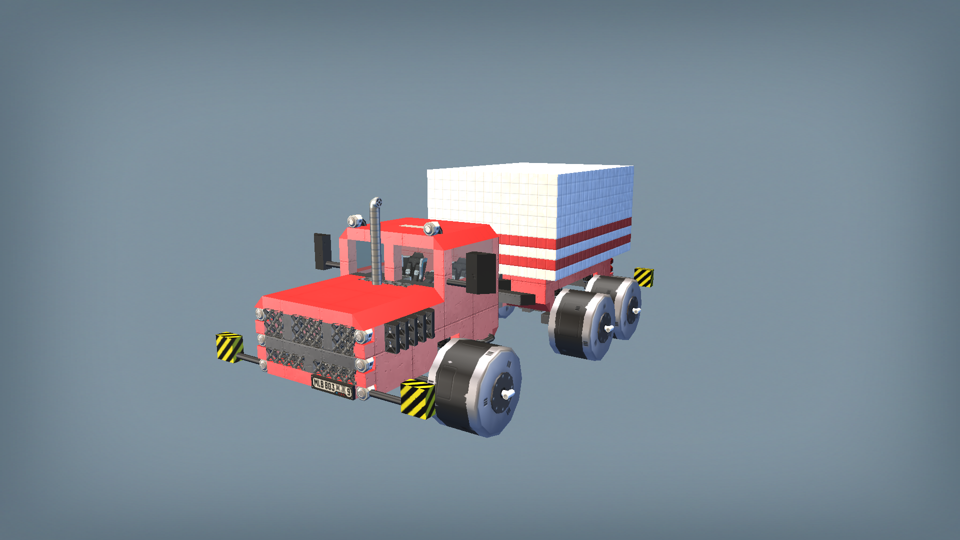 Articulated tractor classic version (6x6)