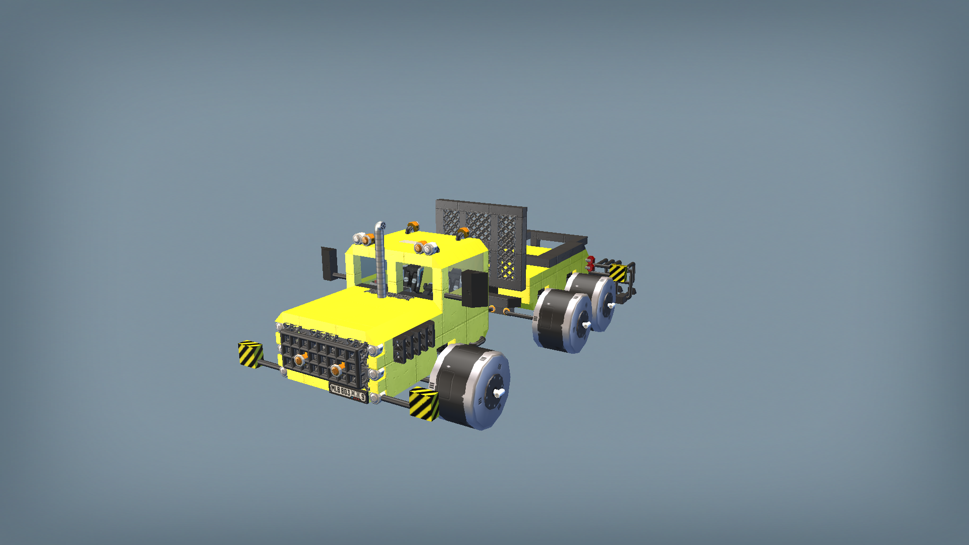 Articulated tractor log-loader version (6x6)