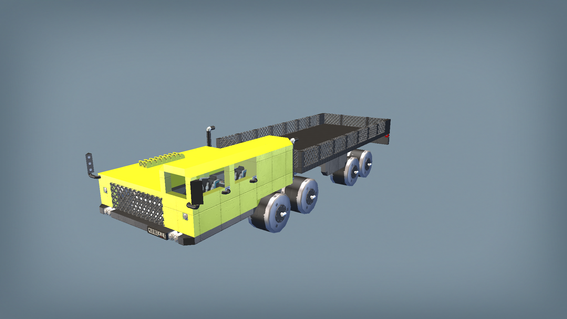 Heavy offroad truck 03 opened version