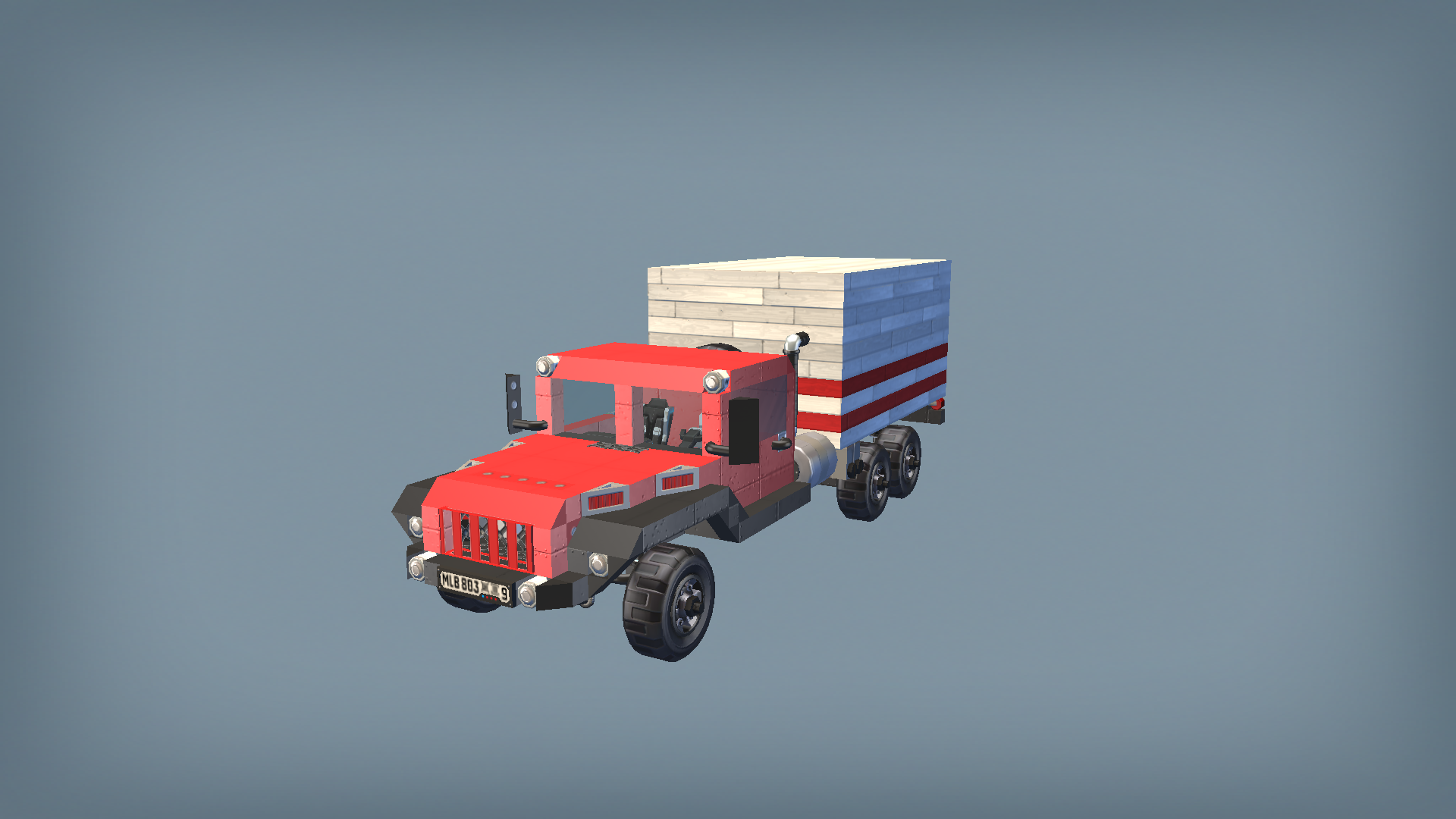 Offroad truck 03 classic version (6x6)