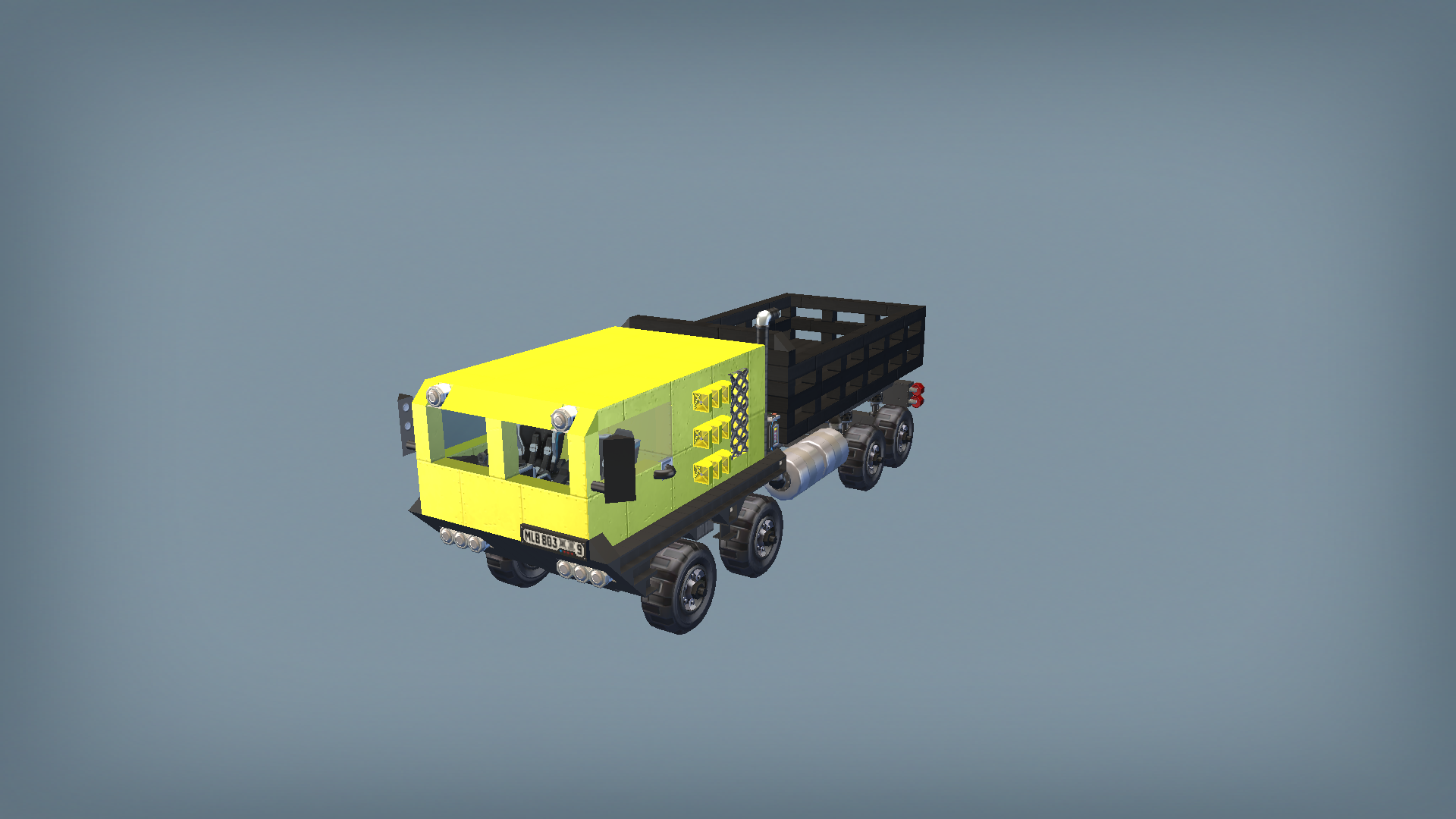 Offroad truck 02 opened version (8x8)