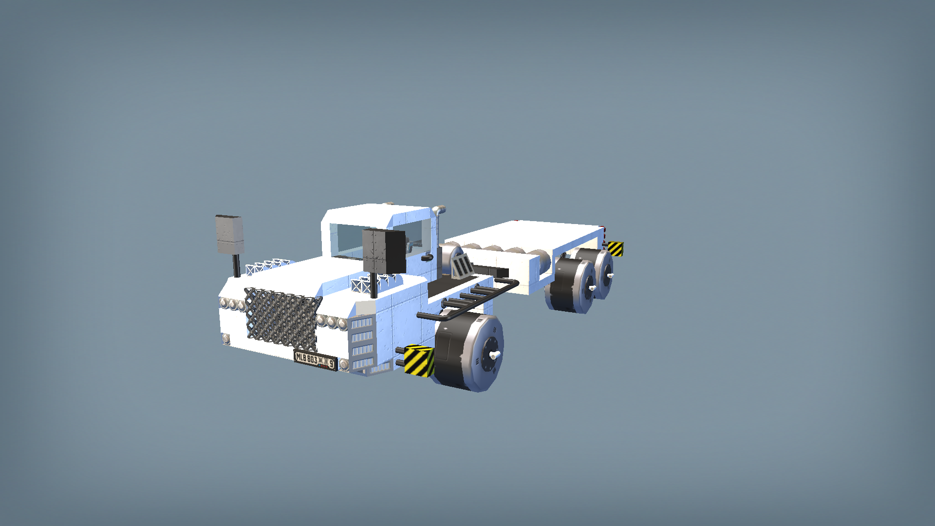 Special articulated tractor clear version