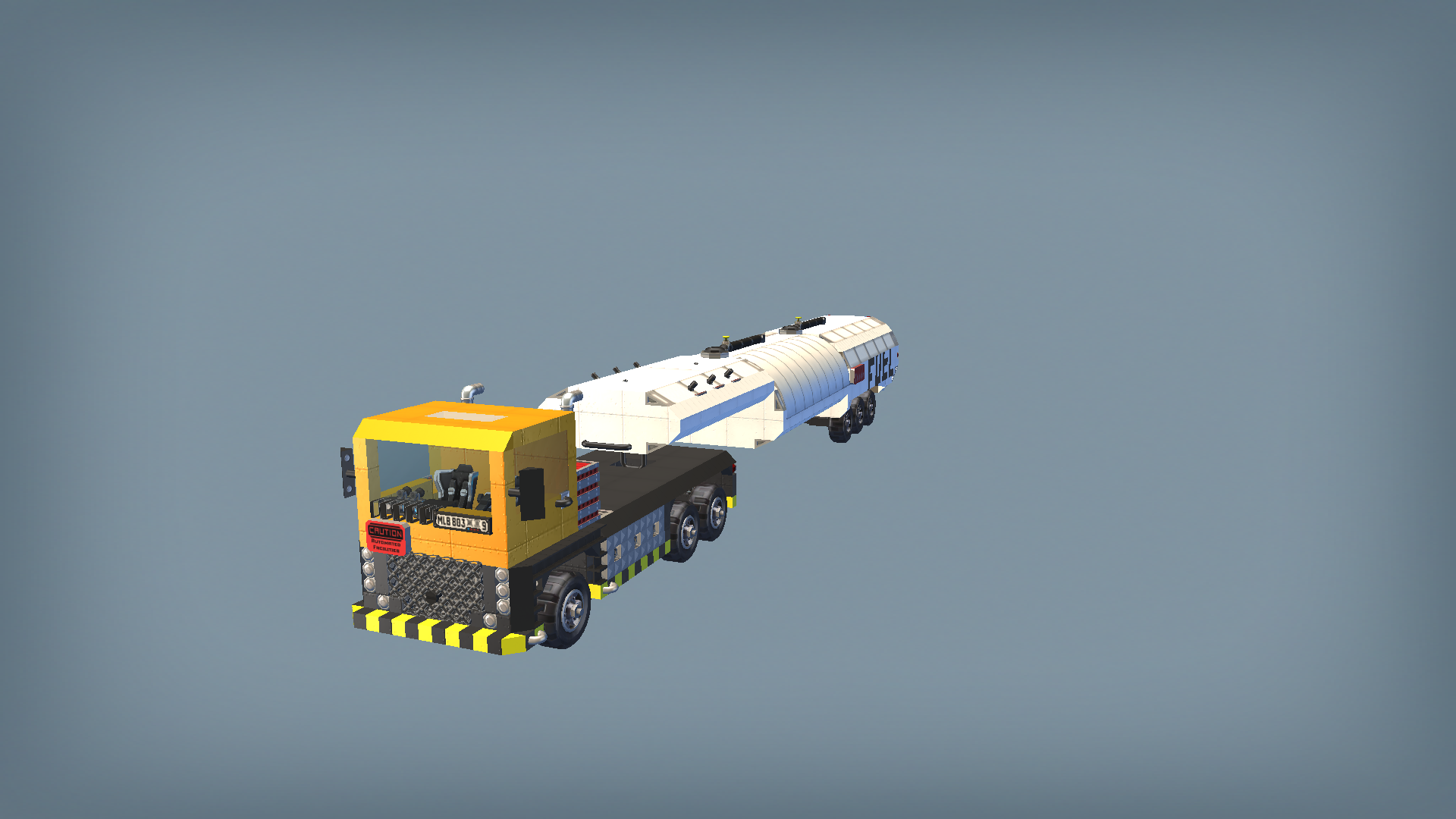 Airport fuel semi truck