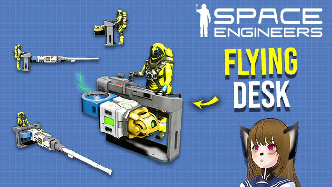 Literal Flying Desk