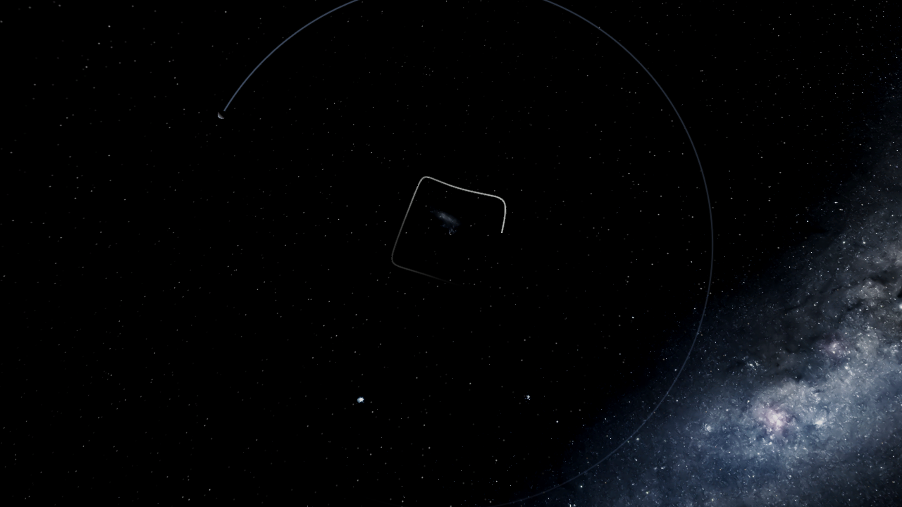'Square' Orbit - Distant Retrograde Orbit From Lunar Frame preview