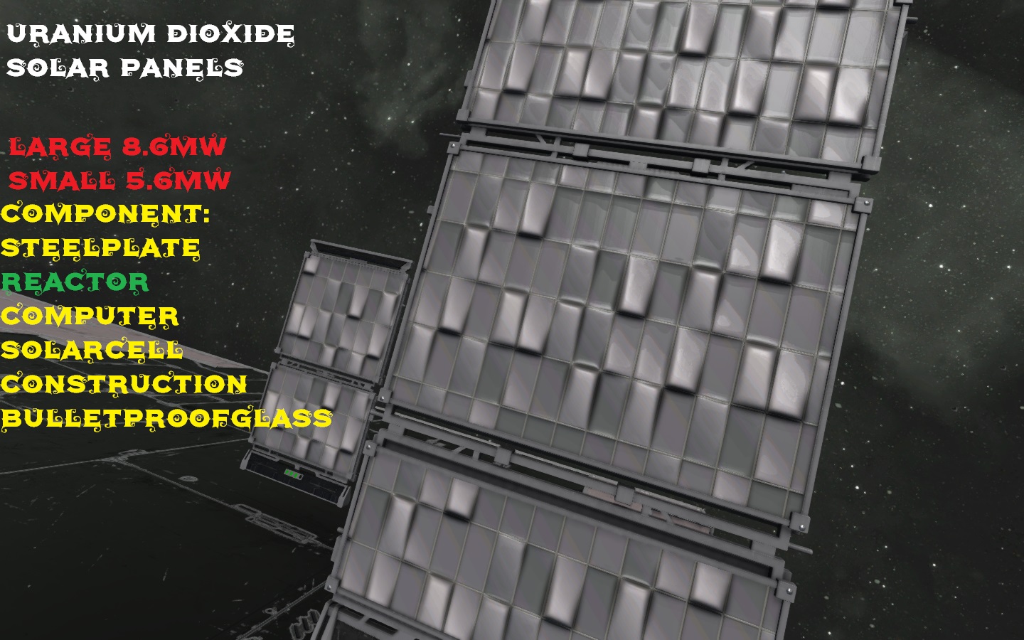 Uranium Dioxide Solar panels 1 preview