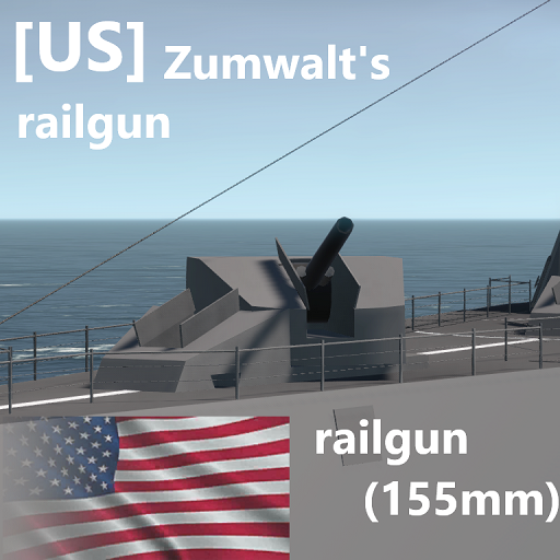 Zumwalt's Railgun (155mm)