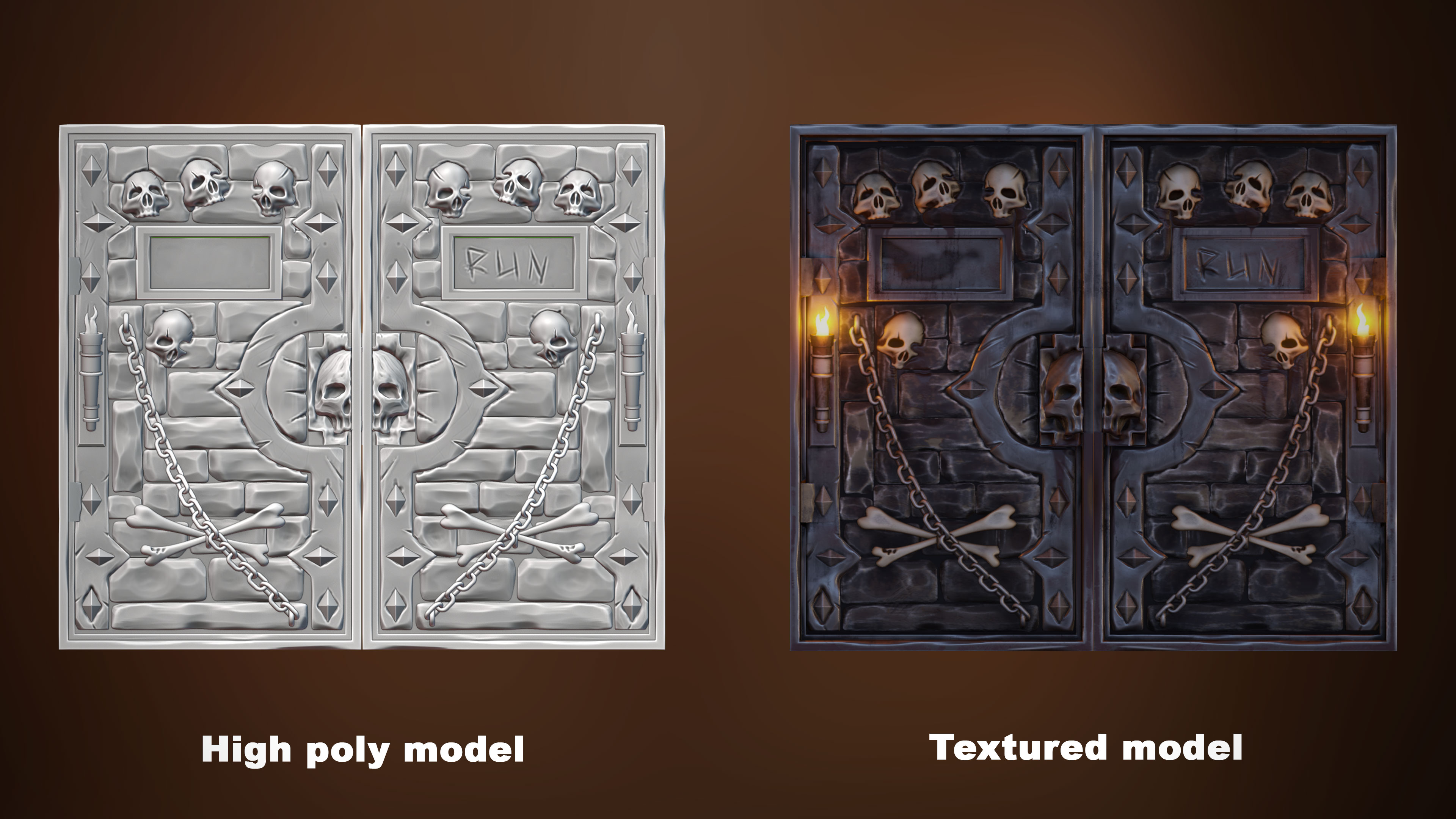 Dungeon Armored Double Door screenshot 1