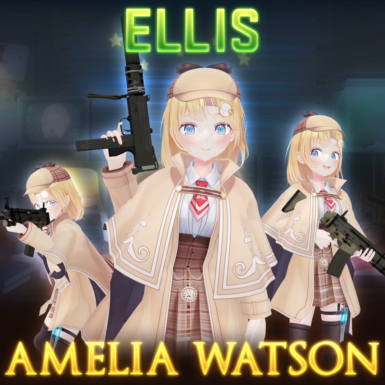 Hololive: Amelia Watson - Ellis
