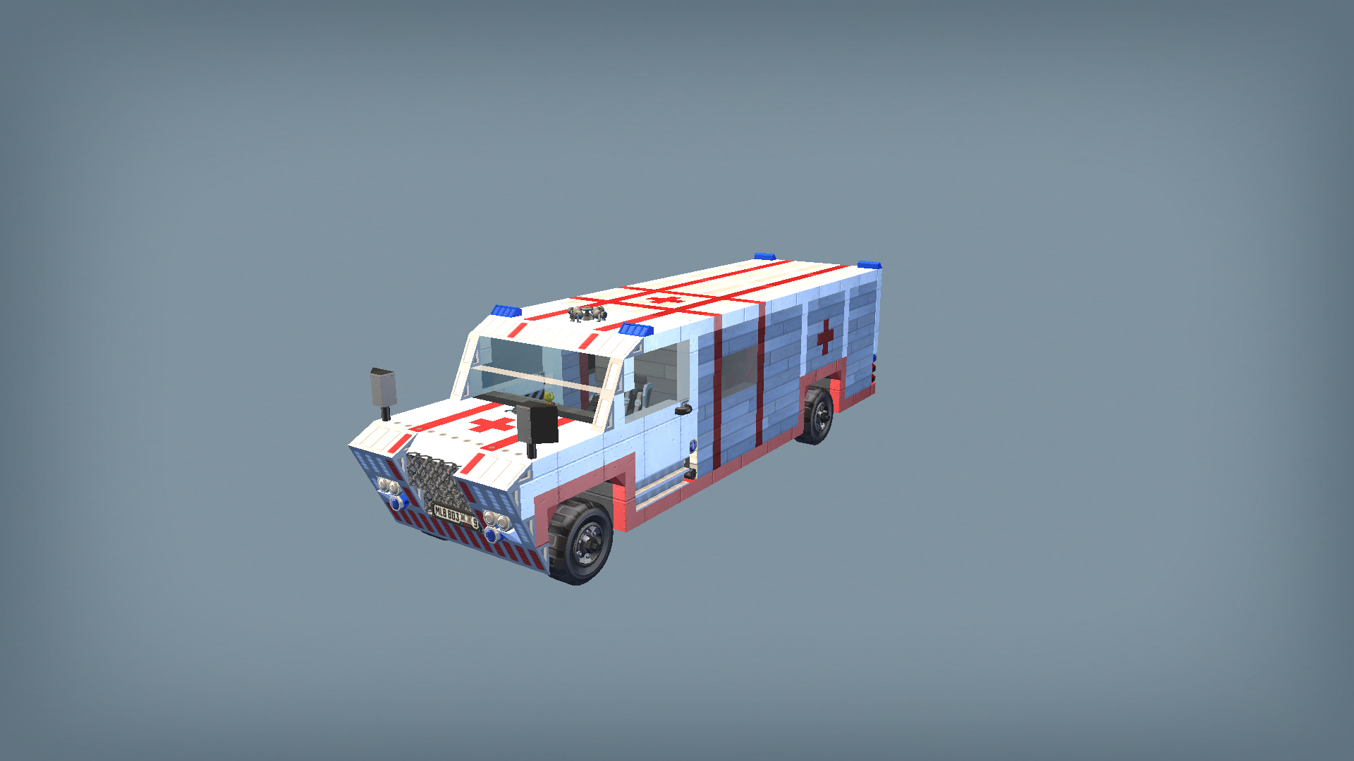 Walk-in van ambulance version