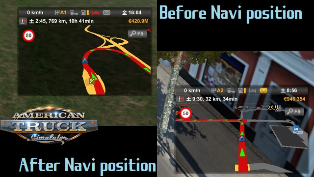 Move the navigation screen slightly downwards/ナビ画面をほんのり下げる