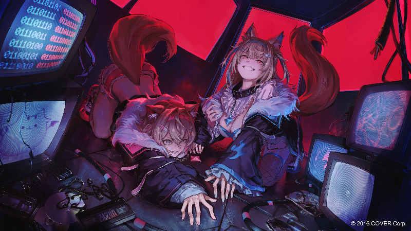 Hololive - FUWAMOCO - 物／KAIBUTSU (cover) Official Artwork by Hyde (tabakko) 4K