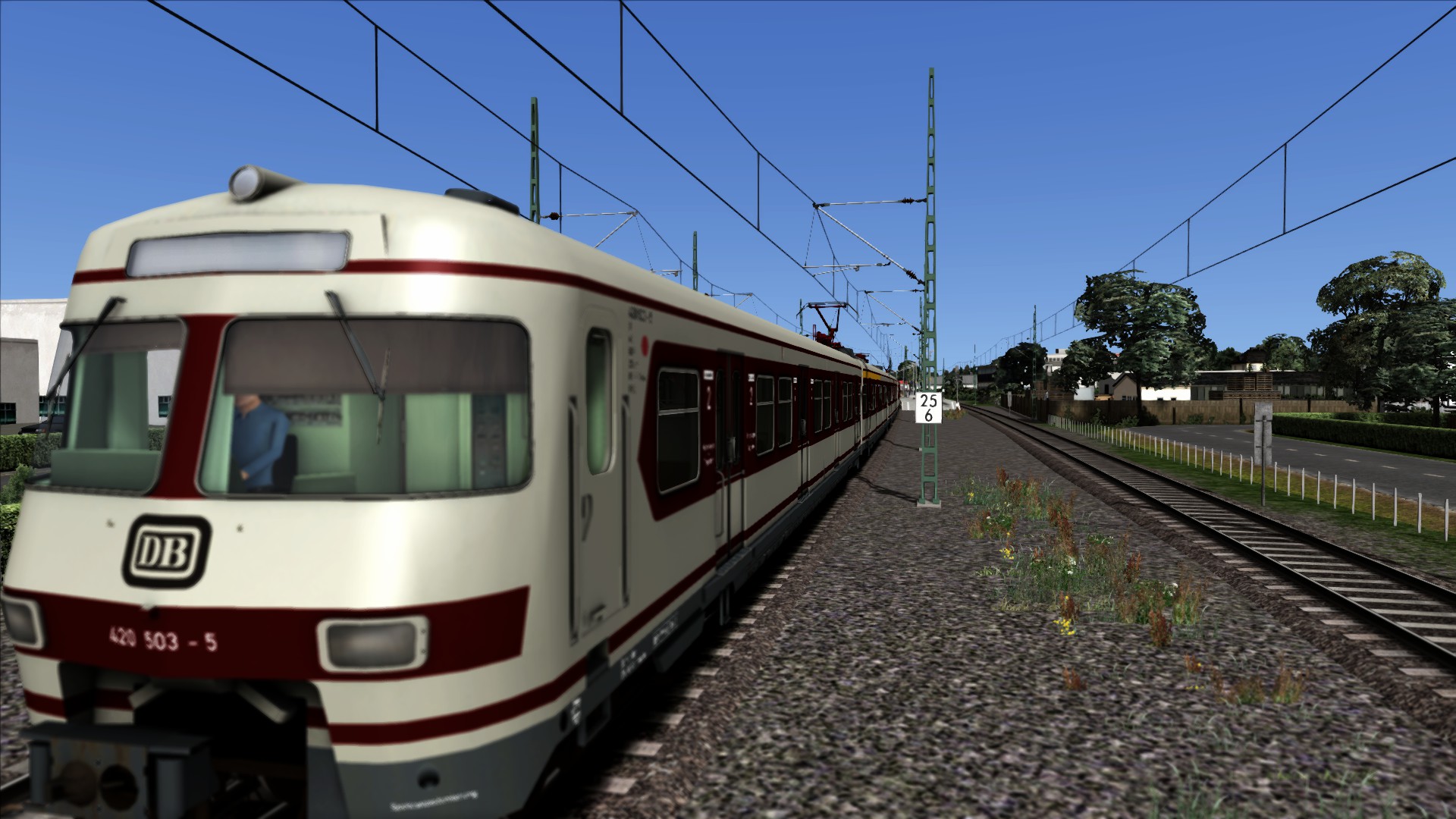 BR 420 503-5 P1 Carmine Airport Commuter Train-3 units - Koblenz to Koln ( this leg part one to Bonn )